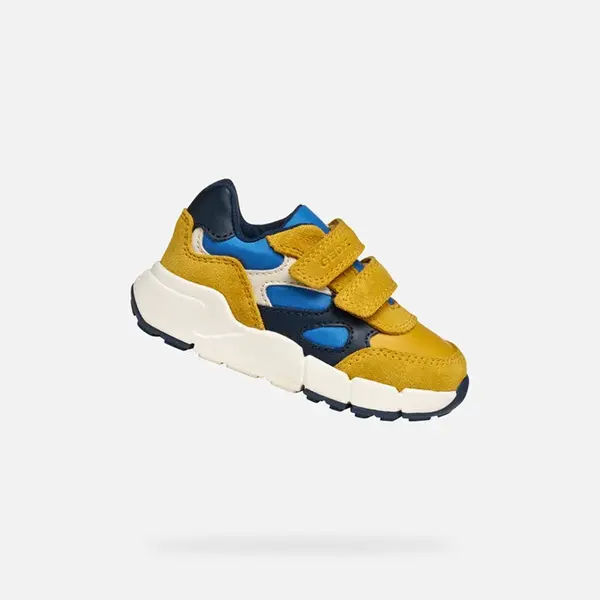 Boys first steps Geox Flexyper Yellow - Boys