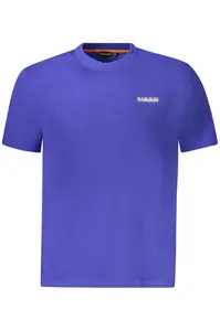 Modré pánske tričko s krátkym rukávom