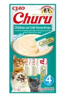 Churu Cat chicken with crab flavour recipe 4x14g