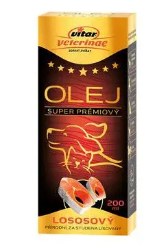 Vitar Veterinae lososový olej 200ml