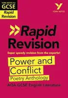 York Notes RAPID AQA GCSE (Revision Guide) Power and Conflict Poetry Anthology - for 2026, 2027 exams - David Grant