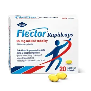 Flector Rapidcaps 25 mg 20 tobolek