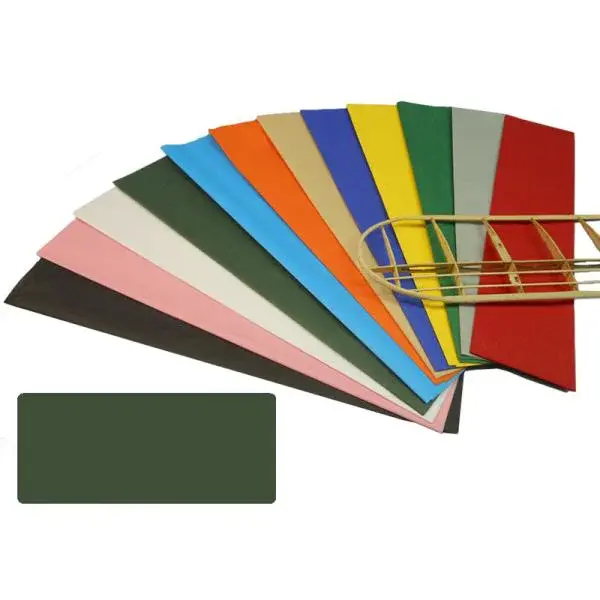 Krick poťahový papier tmavo zelený 18g/m2 51x76cm (2)