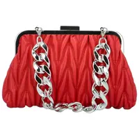 Trendy dámská společenská kabelka Moon Loriet, červená