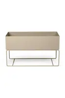 Květináč se stojanem ferm LIVING Plant Box L béžová barva
