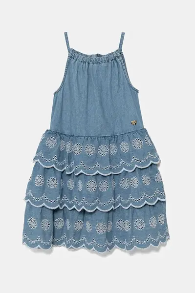 Dětské bavlněné šaty Guess