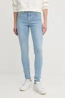 Džíny Tommy Jeans dámské, modrá barva, DW0DW20651