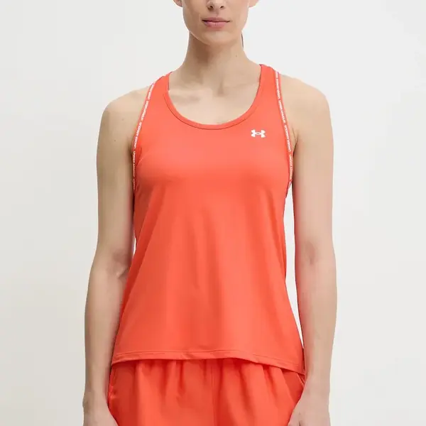 Tréninkový top Under Armour Tech Knockout oranžová barva, 1389851