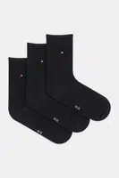 Ponožky Tommy Hilfiger 3-pack dámské, černá barva, 701233828