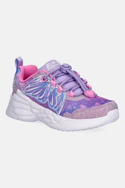 Dětské sneakers boty Skechers DREAM RACER - WING BRITES fialová barva, 303055L