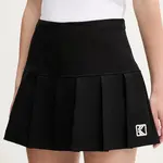 Sukně Karl Kani černá barva, mini, áčková, 61610030