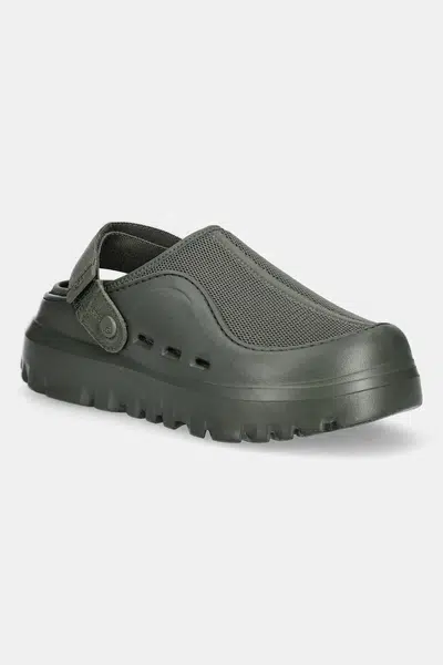 Pantofle UGG Peakmod pánské, zelená barva, 1166912-WLN