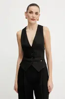 Lněná vesta Elisabetta Franchi