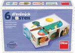 Dřevěné kostky Kachna – 6 kostek