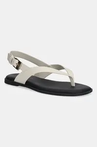 Kožené sandály Tommy Hilfiger COLOR BLOCK THONG FLAT SANDAL