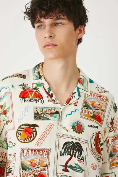 Košile s příměsí lnu Medicine