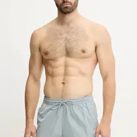Plavkové šortky Calvin Klein šedá barva, LV00N61111