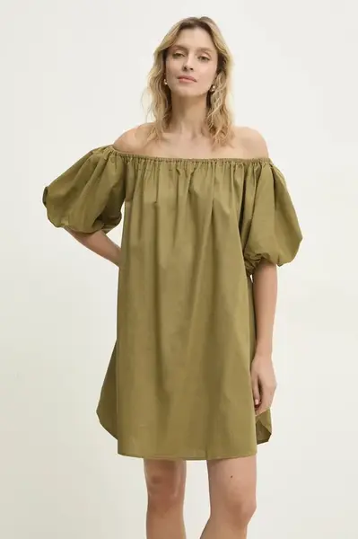 Lněné šaty Answear.LAB