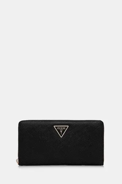 Peněženka Guess LAUREL černá barva, SWZG85 00163