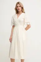 Šaty Twinset béžová barva, midi, 251TT2091