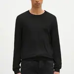 Vlněný svetr Paul Smith pánský, černá barva, lehký, M1R-238Z-P02093