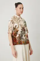 Košile s příměsí lnu Medicine dámská, více barev, regular, s klasickým límcem