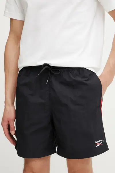 Kraťasy Reebok Classic pánské, černá barva, 100215499