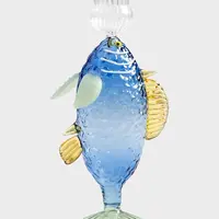 Dekorativní svícen &k amsterdam fish blue více barev