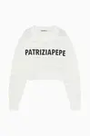 Dětský svetr Patrizia Pepe W146 bílá barva, 7K0056
