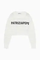 Dětský svetr Patrizia Pepe W146 bílá barva, 7K0056