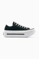 Tenisky Converse Chuck Taylor All Star Lift Double Stack unisex, černá barva, A15490C