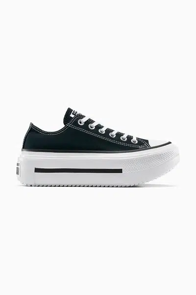 Tenisky Converse Chuck Taylor All Star Lift Double Stack unisex, černá barva, A15490C
