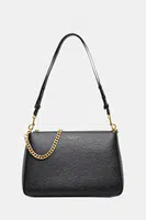 Kožená kabelka Tory Burch Perry černá barva, 175544-001
