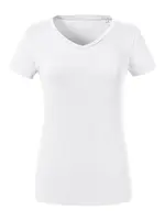 Russell Women's Pure Organic V-Neck T-Shirt
