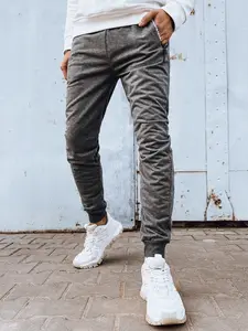 Pánske teplákové nohavice Farba svetlosivá DSTREET