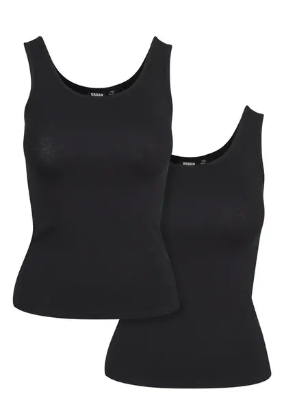 Women's 2-pack Basic Stretch Top black