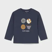 Bavlnené tričko s dlhým rukávom Mayoral