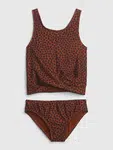Hnedé dievčenské vzorované bikiny GAP