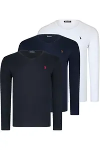 Pánske tričko 3pack dewberry