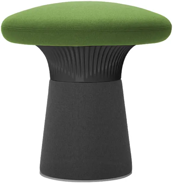 LD SEATING Designový taburet FUNGHI, FU-50/50-N1 čierna