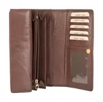 Dámska kožená peňaženka Lagen V62 Brown