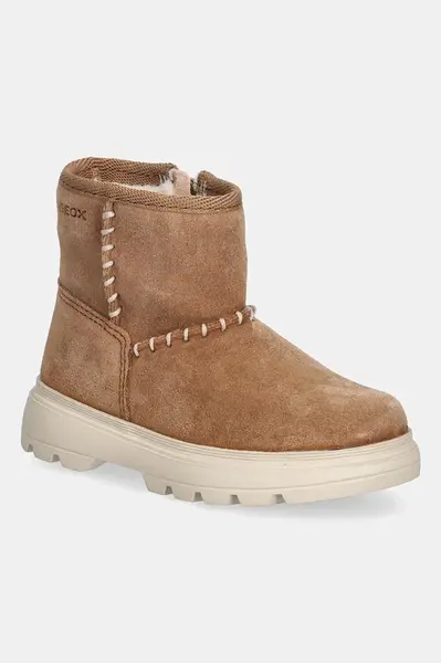 Dětské zimní boty z nubuku Geox KIDDARTAH