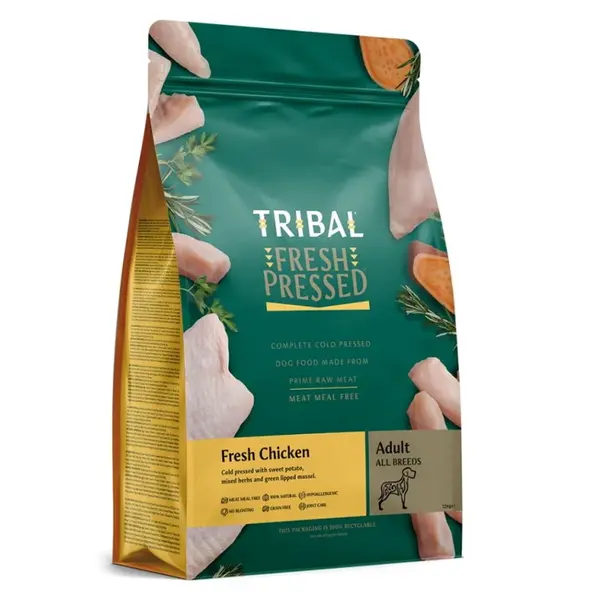 TRIBAL Fresh Pressed Chicken Adult granule pro psy, Hmotnost balení: 2,5 kg