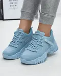 Resti Blue women's sneaker sports shoes Evilpo- Footwear