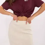 Skirt-D93020M50243A1-light beige