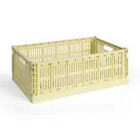 Úložný box HAY Colour Crate L / 18,5 x 34,5 x 53 cm žlutá barva