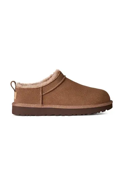 Semišové papuče UGG Classic Micro