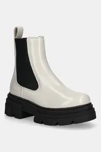 Kožené kotníkové boty Tommy Hilfiger TH SHINY LEATHER CHELSEA