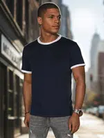T-shirt męski basic granatowy Dstreet