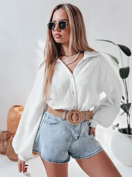 Dámska oversize mušelínová blúzka MUSLINEA